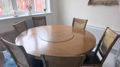 dining table and chair