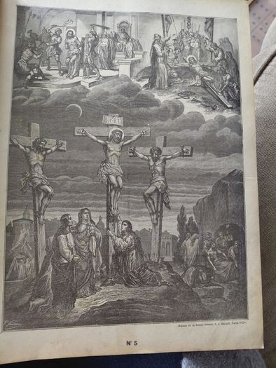 Vintage Catechisme en inages book of illustrations Paris 1927