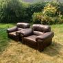 leather arm chairs Image 3