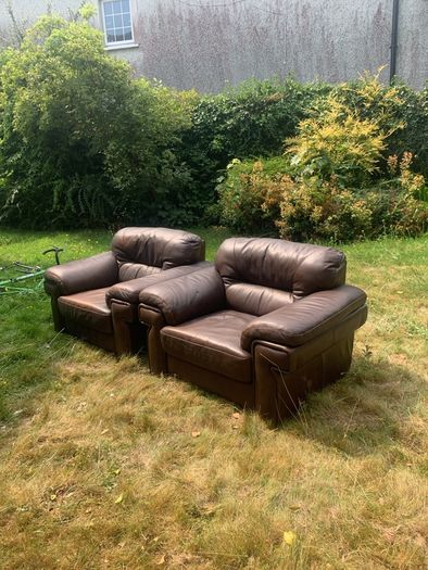 leather arm chairs
