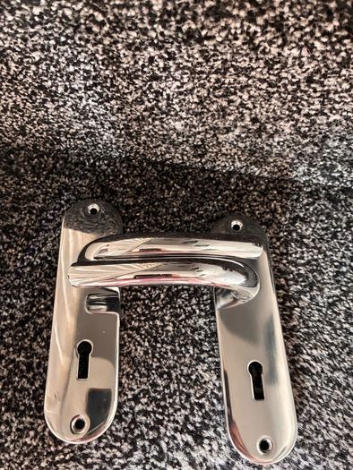 Chrome door handles