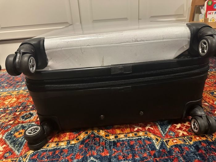 Lugage suitcase large expandable with transparent front