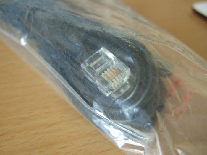 DSL/Line Black 4-pin Cable, Brand New!