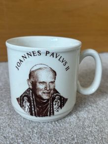 vintage Pope John Paul II mug
