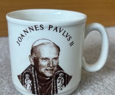 vintage Pope John Paul II mug