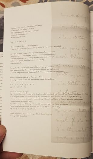 History's Daughter: A Memoir From The Only Child Of Terence MacSwiney by Marie MacSwiney Brugha (Signed)