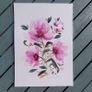 Original Watercolour Floral Painting Image 2