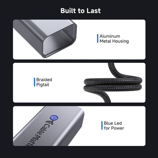 Cable Matters USB C to 5Gb Ethernet Adapter, 5 Gigabit Ethernet to USB C - Boxed! [2 Available]