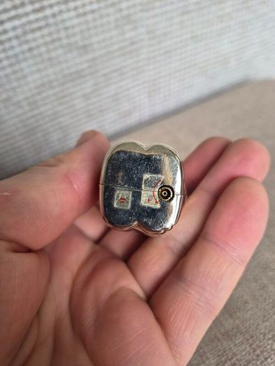Vintage Metal Lighter Alien