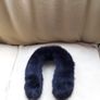 Fox Fur Collar Black (Genuine Fur) Excellent Condition Image 2