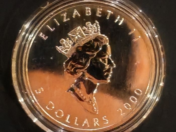 2000 1 Oz Silver Maple