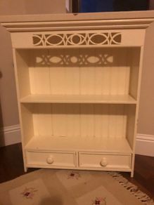 Solid pine painted wall unit