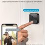 BETTERMO M1 Wireless Video Doorbell with Camera, 1080P WiFi Security Camera with Built-in Battery, 2.4G WiFi Video Doorbell with Night Vision / 2-Way Audio / Supports SD Card Storage with Chime Image 3