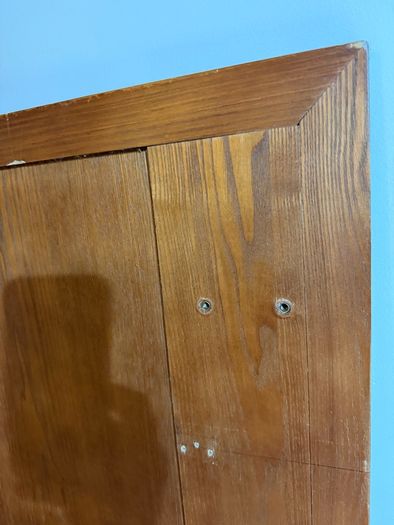 wooden mirror