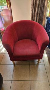Red Tub Armchair