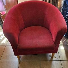 Red Tub Armchair