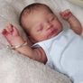 Reborn Baby Dolls That Look Real 21 Inch Sleeping Newborn Baby Boy Soft Silicone Vinyl Lifelike Baby Dolls with Pacifier+Bottle Image 6