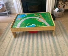 Free children  wooden toy or train table