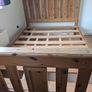 Solid wood bed 4ft Image 2