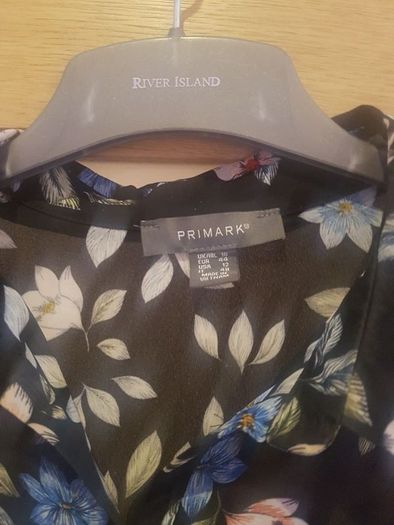 Black Floral Blouse