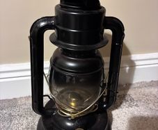 Modern hurricane paraffin lamp