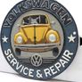 Cast Iron Hand-Painted Wall Volkswagen Crest Image 2