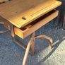 vintage kids school table Image 2
