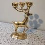 brass Deer tea candle holder Image 2