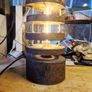 Handcrafted livewood tiered lamp Image 6
