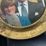 Charles and Diana brass wall plate Image 4