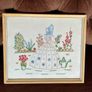 Vintage 20th Century Embroidered Nursery Picture Image 2