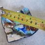 SMALL TILE SIZE POTTERY  inspired by the depths of the sea, stone, rock, ochre, turquoise,  of summer sunsets, the blue of the sky, Image 4