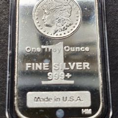 Highland Mint (HM) 1 Oz Morgan Design Silver Bar