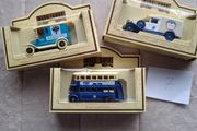 Brand New Toy Bus &amp; Trucks in boxes made by Day Gone  No 7
