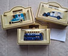 Brand New Toy Bus & Trucks in boxes made by Day Gone  No 7