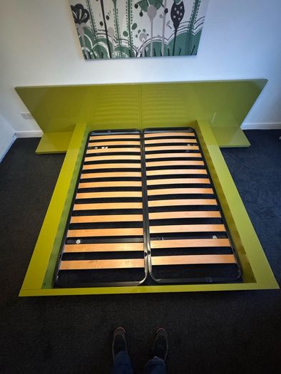Designer High Gloss Double Bed