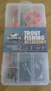 Trout fishing accessory box