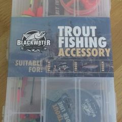 Trout fishing accessory box