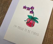 mothers day handmade watercolour card