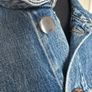 Frame Rosette puff sleeve denim jacket - sz 14-16 Image 8