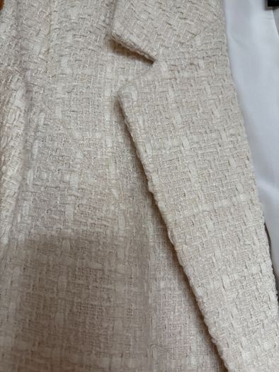 Womens  cream blazer River Island Boucle jacket