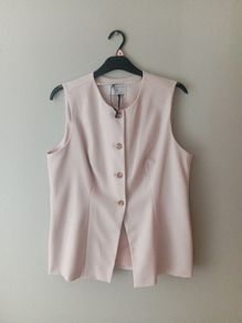 Ladies  waistcoat light pink. Size Xl