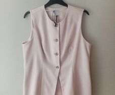 Ladies  waistcoat light pink. Size Xl