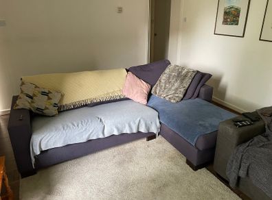 3 person L shaped couch