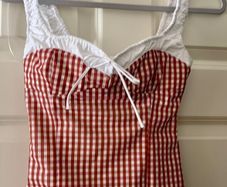 Top (Zara gingham top)
