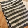 Balcony Safety & Privacy Cover . Striped Fabric with Grommets and Cord Image 6