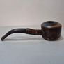 Vintage Estate Pipe Collection with Solid Wood Display Rack Image 7