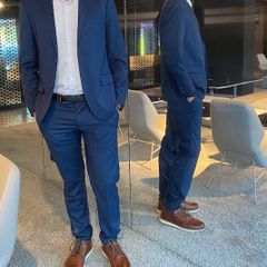 Men's Navy Blue Suit (2-Piece)
