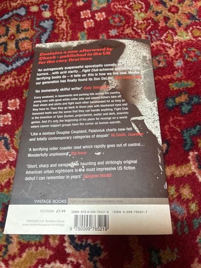 Fight Club Chuck Palahniuk