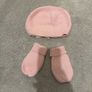 Pink hat and gloves set 1-3 years Image 3